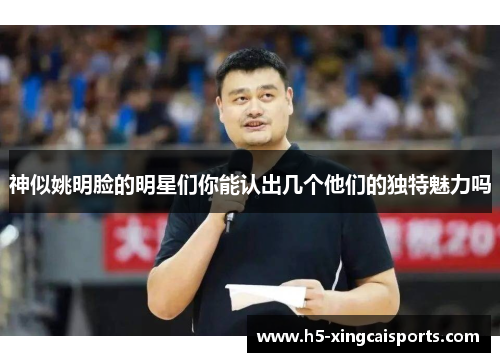 神似姚明脸的明星们你能认出几个他们的独特魅力吗